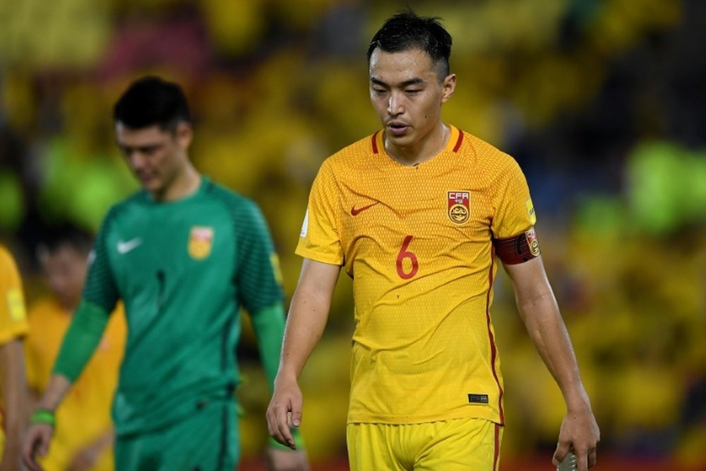 El combinado chino quiere jugar contra Uruguay. AFP