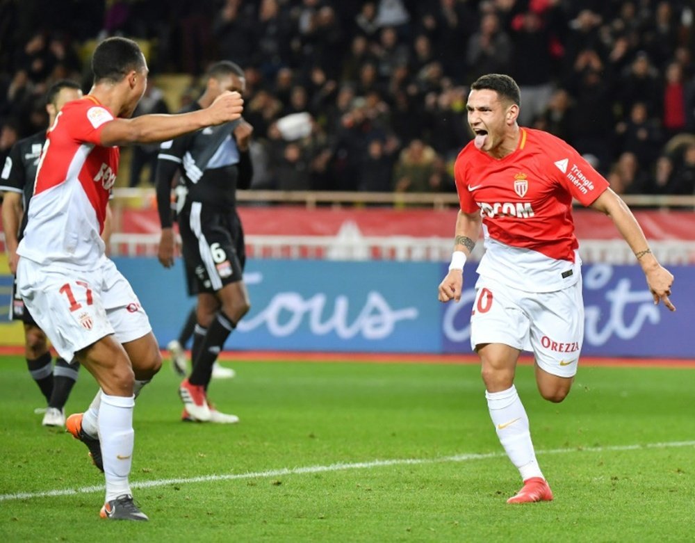 Lopes scored a dramatic late winner for Monaco. AFP