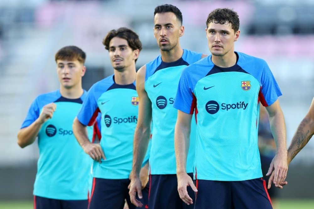 Le Barça emprunte l'avion privé des Patriots. AFP