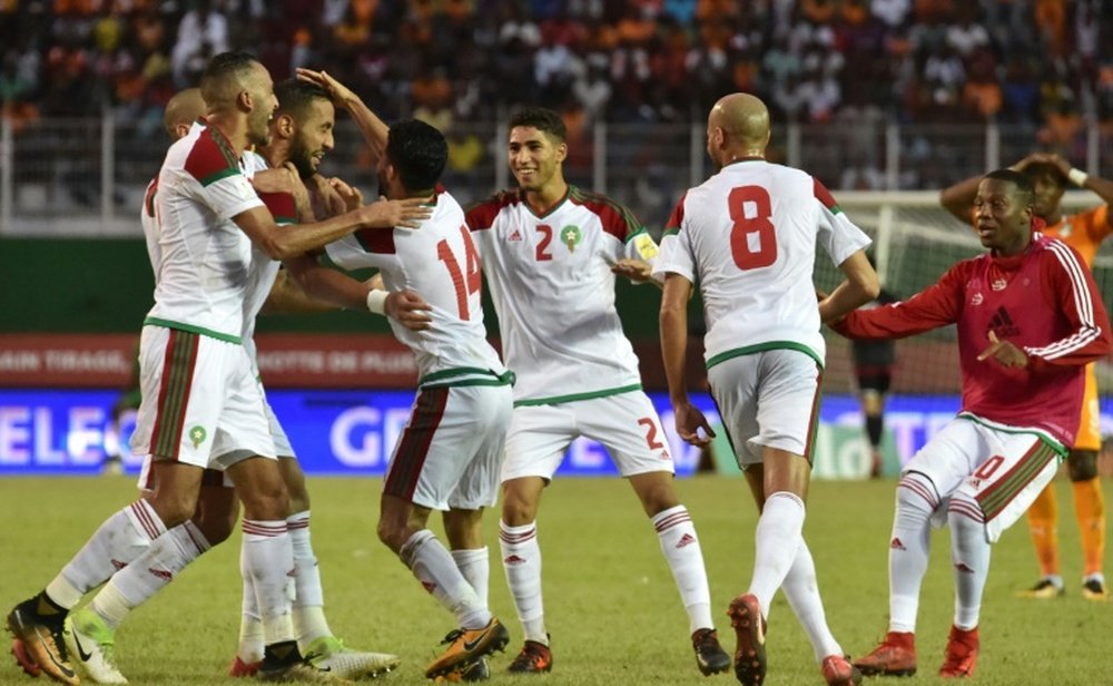 A Seleção Marroquina estará na Copa do Mundo de 2018. AFP