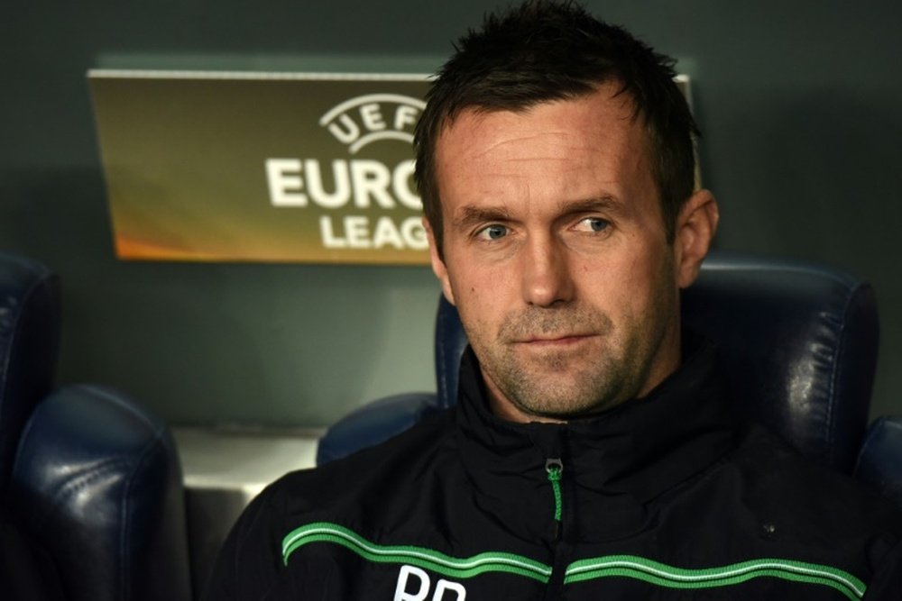 Ronny Deila abandonará el banquillo del Celtic en verano. AFP