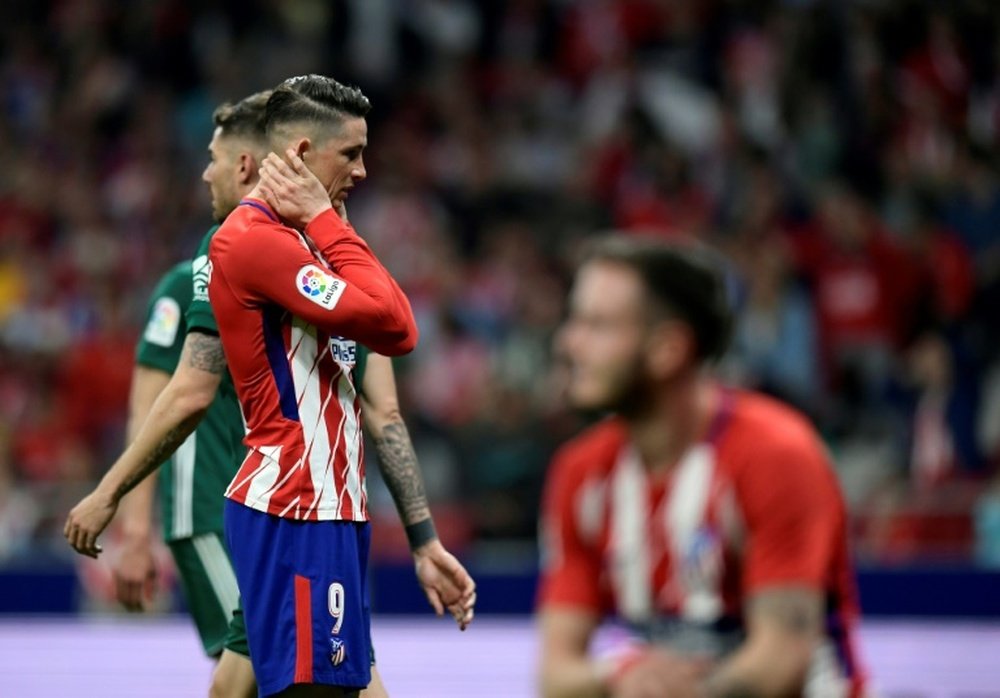 Atletico couldn't break down Betis' defence. AFP