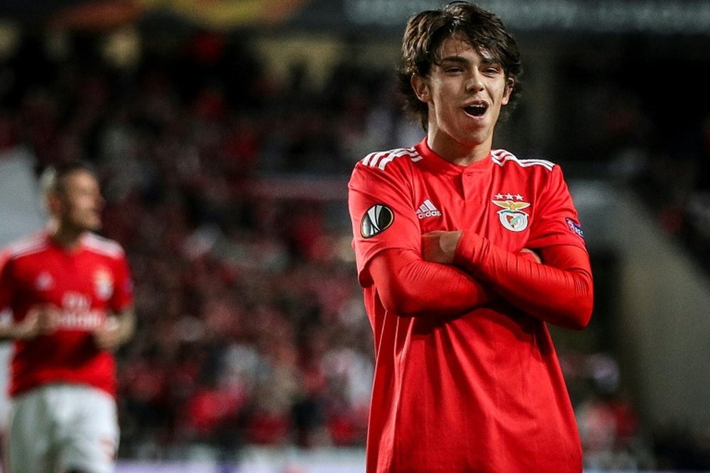 El Benfica niega negociación por Joao Félix, pero recuerda su cláusula de 120 millones. AFP