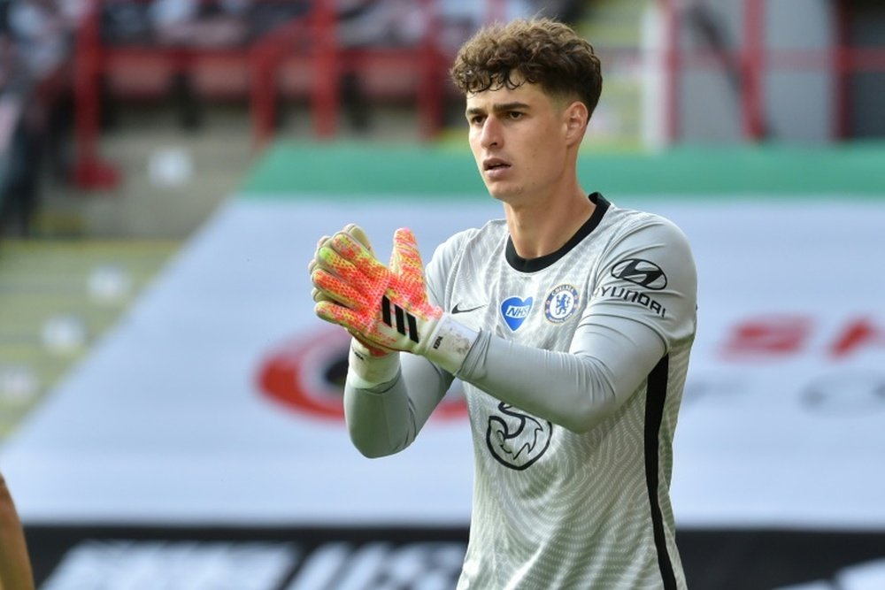 Kepa sigue sin jugar. AFP