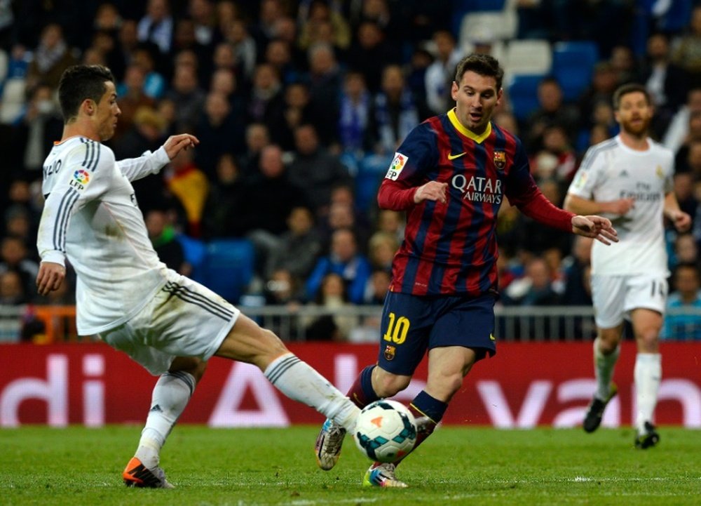 Messi marcó un 'hat trick' y no ha vuelto a ver puerta en un 'Clásico'. AFP