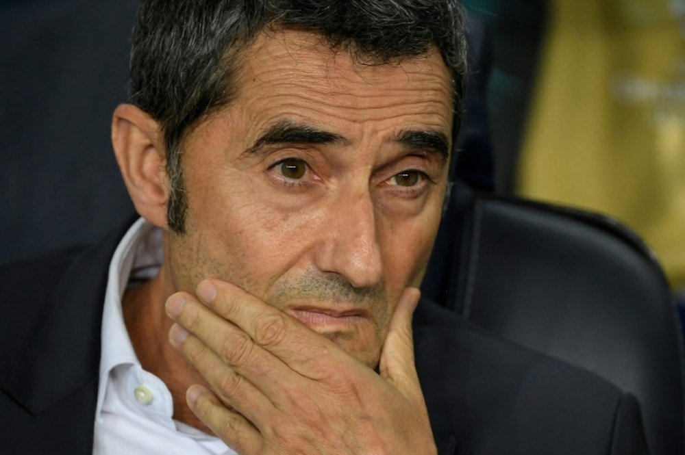 Valverde, irónico sobre el aplazamiento del 'Clásico'. AFP
