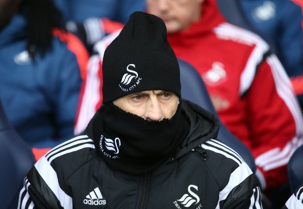 Britton has urged Swansea players to show more respect to Guidolin (pictured). AFP