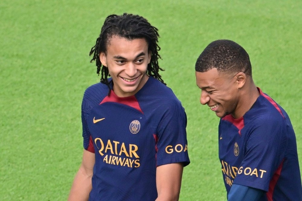 Mbapope could have stayed at PSG because of his younger brother. AFP