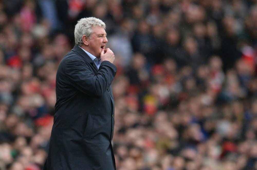 Steve Bruce said that taking charge of Villa was his most difficult task. AFP