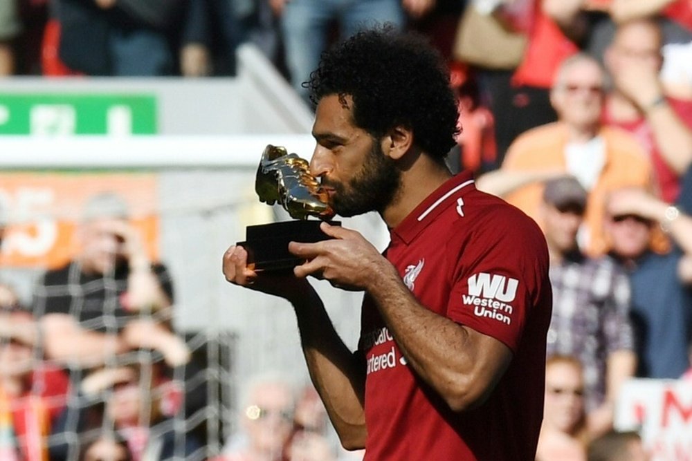 Salah won the Golden Boot this season. AFP
