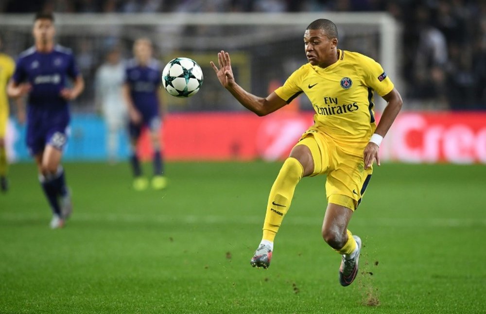 Mbappe preferred the idea of joining Barca. AFP