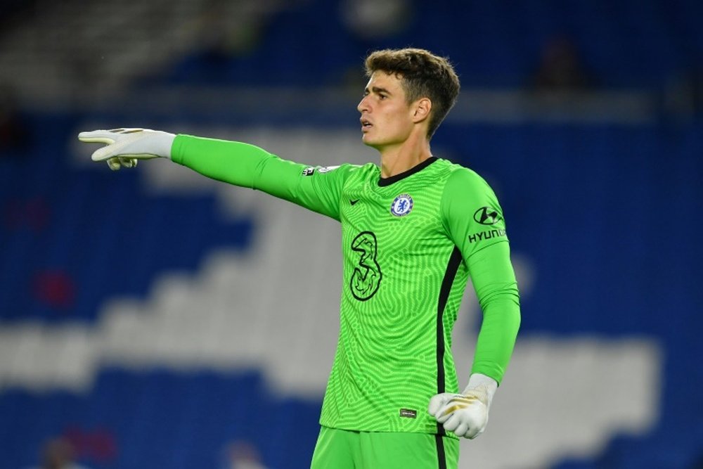 Kepa Arrizabalaga ficou de fora da escalação da seleção da Espanha. AFP