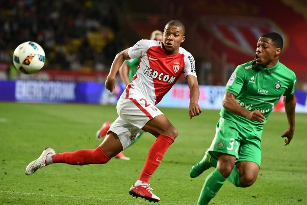 Deschamps espère que Mbappé continuera à Monaco. AFP