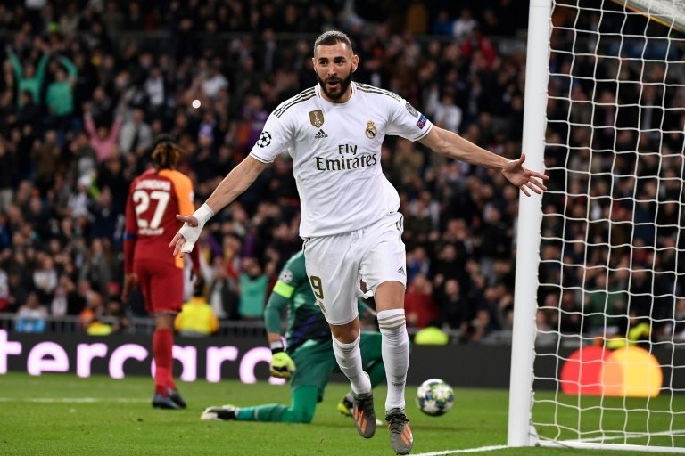 Benzema, plus efficace que Cristiano Ronaldo et Messi. AFP
