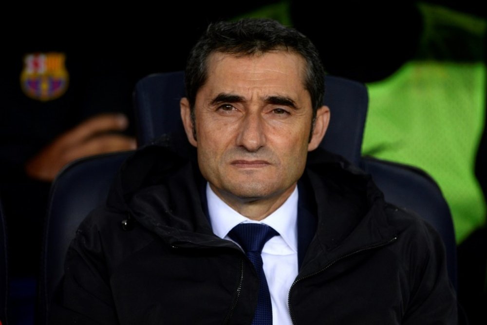 Valverde will be without Samuel Umtiti for the game. AFP