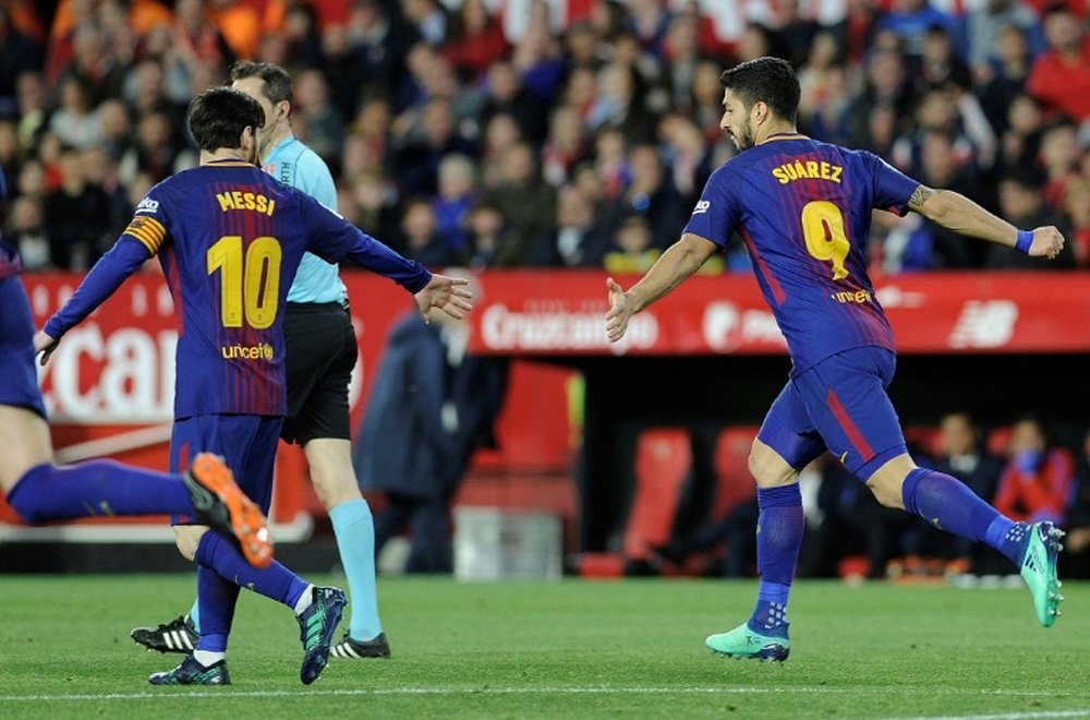 Suárez habló de Leo Messi. EFE