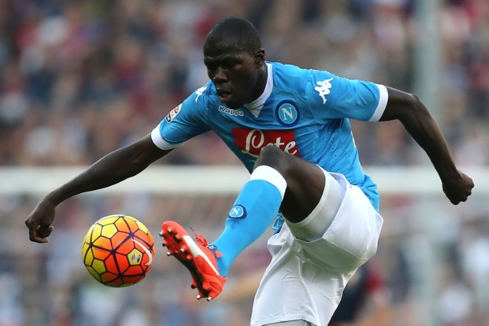 Koulibaly in action for Napoli. AFP