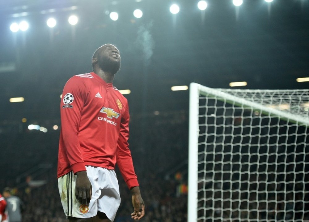 Romelu Lukaku has managed just one goal in his last 11 appearances for Manchester United. AFP