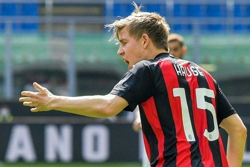 Hauge does not fit in Milan. AFP