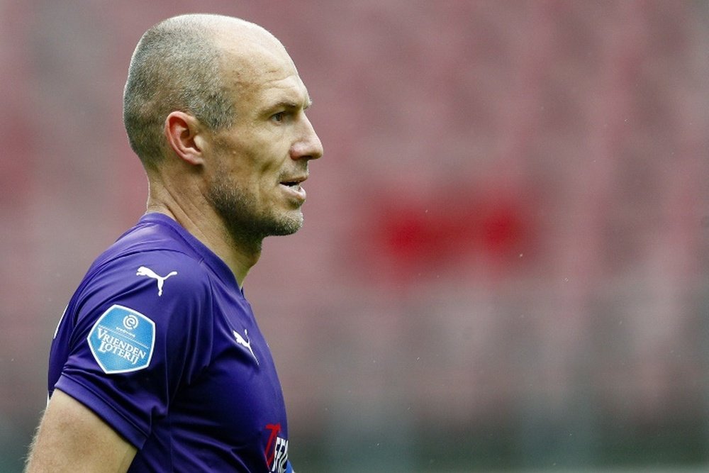 Robben anunció su retirada del futbol el pasado julio. AFP