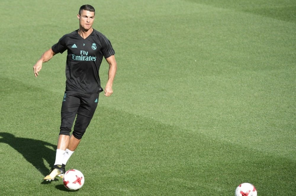 Ronaldo is set to start against Real Betis. AFP