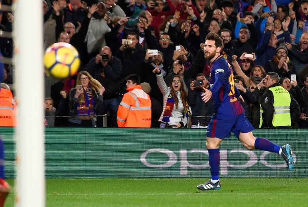Messi marcou o segundo gol dos 'culés'. EFE
