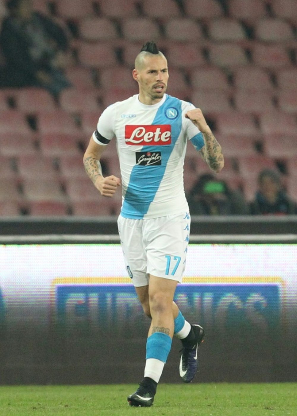 Allegri says he is expecting 'angry' Napoli. AFP