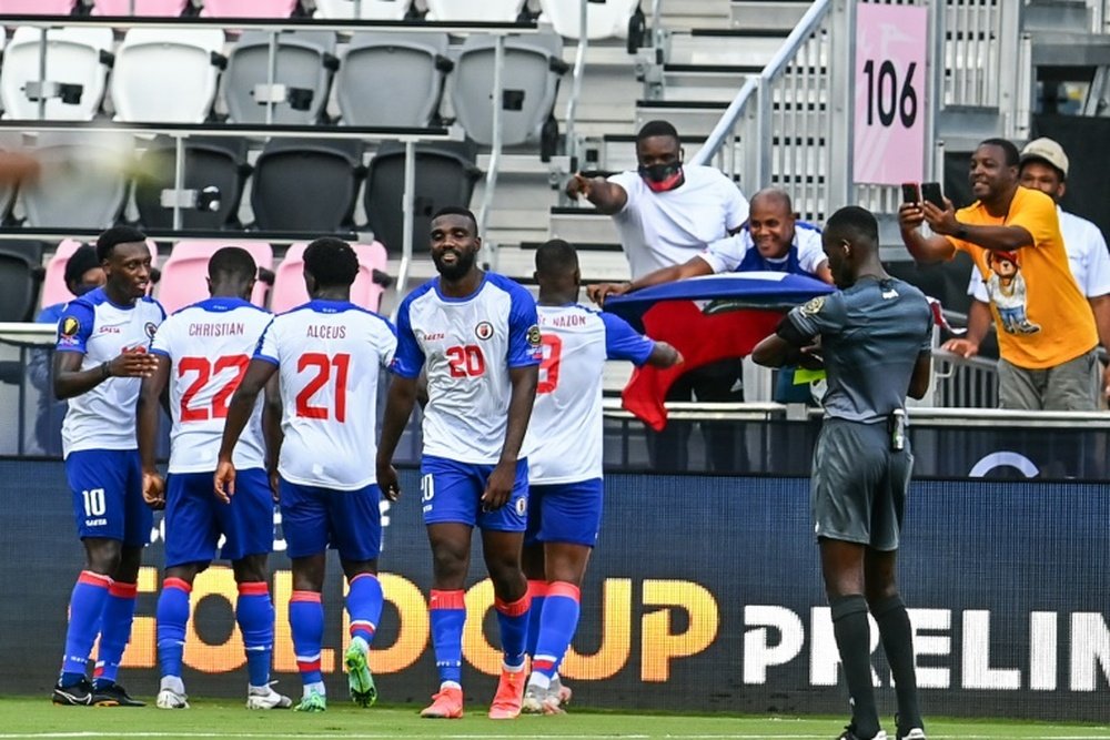Haïti perd son premier match contre les États-Unis. AFP