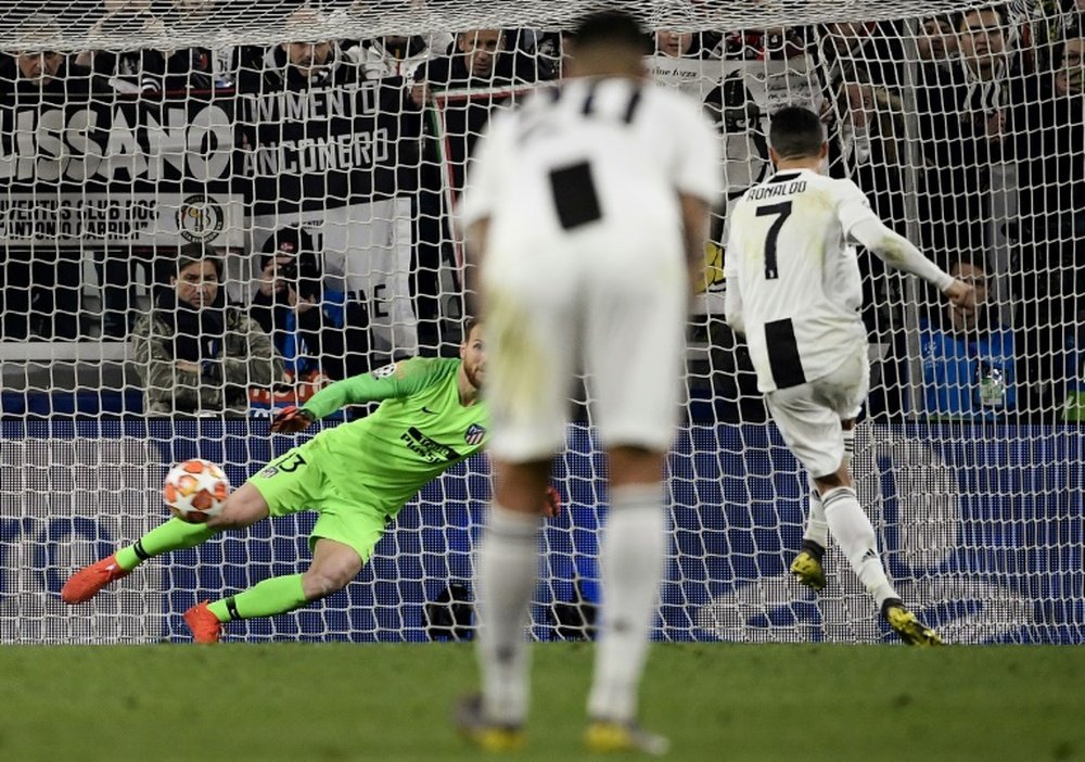 Ronaldo scores Juventus' winner. AFP