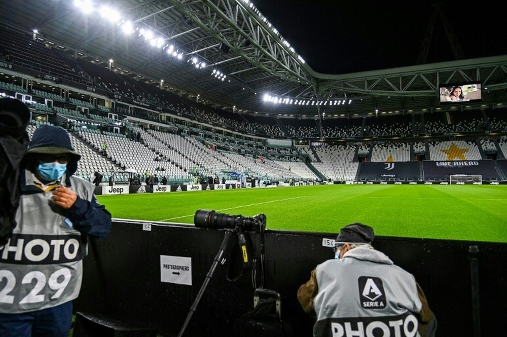 La Juventus réagit à sa sanction. AFP