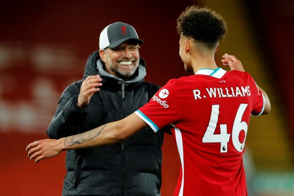 Williams played 17 competitive matches for Blackpool. AFP
