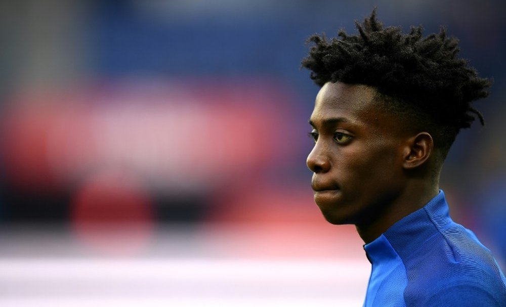 Lelong tunnel de Timothy Weah. AFP