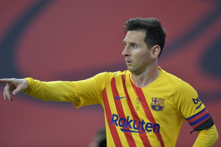 Leo Messi, en la final de Copa