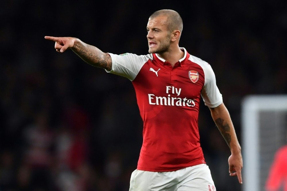 Wilshere is enjoying Arsenal's 3-4-3 formation. AFP