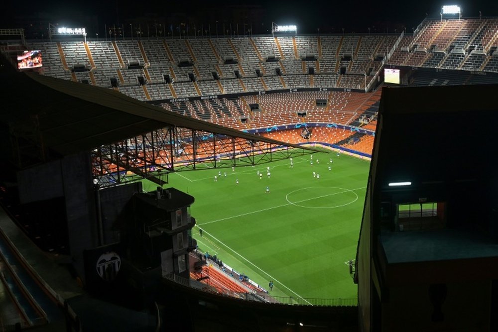 Les matches se joueront à huis clos en Espagne pendant plusieurs mois. AFP