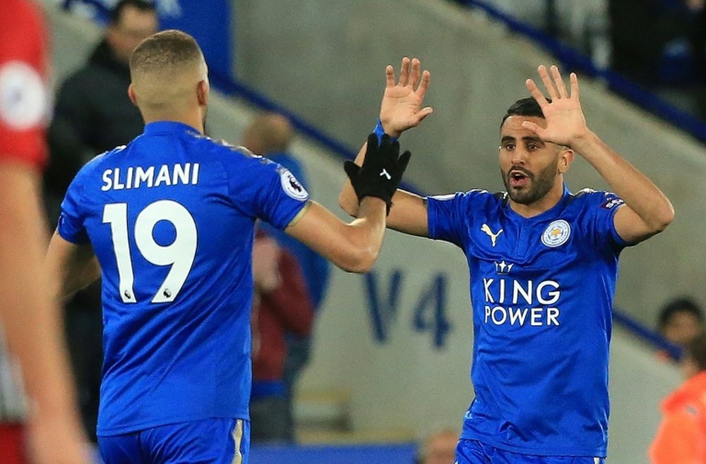 Mahrez no bastó para salir del descenso. AFP