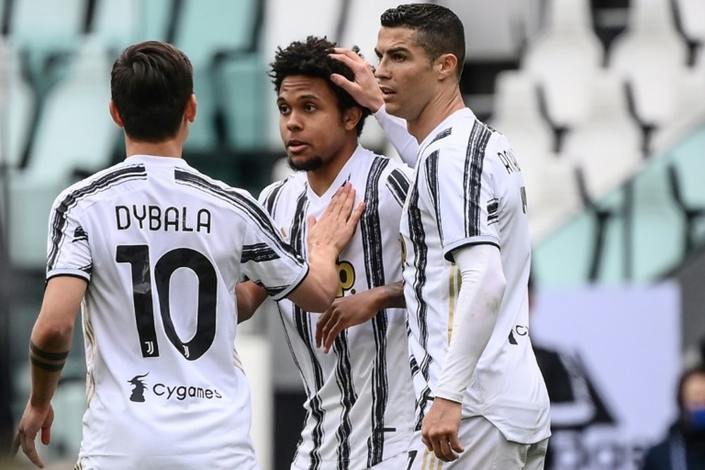 McKennie dévoile sa première rencontre avec Ronaldo. AFP