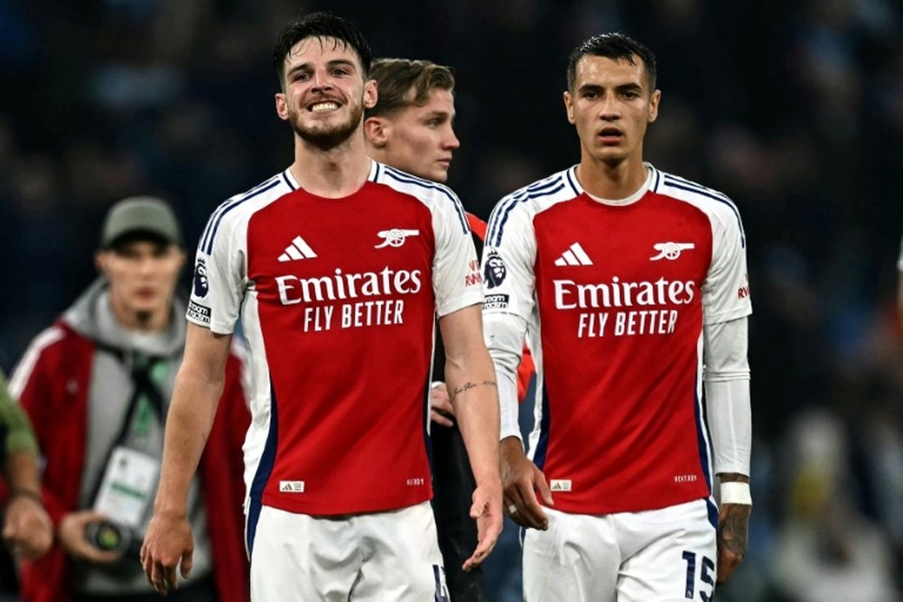 Arsenal sealed a 4-2 win over Leicester at the Emirates. AFP