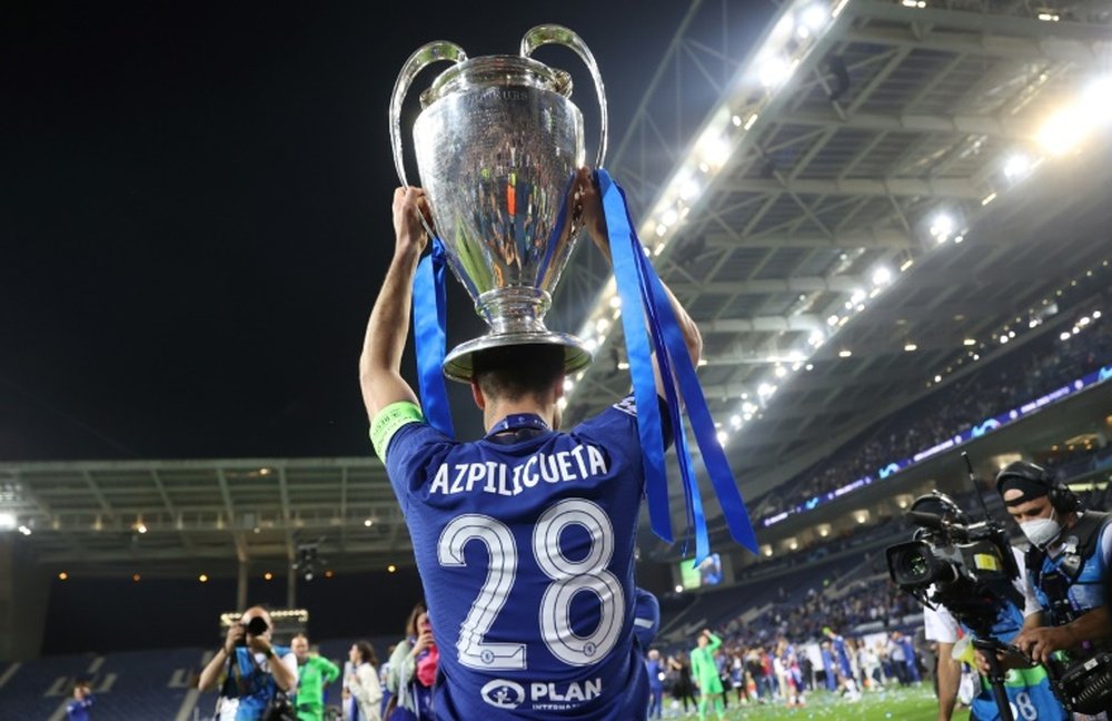 Chelsea announce Azpilicueta's renewal for the next two seasons. AFP
