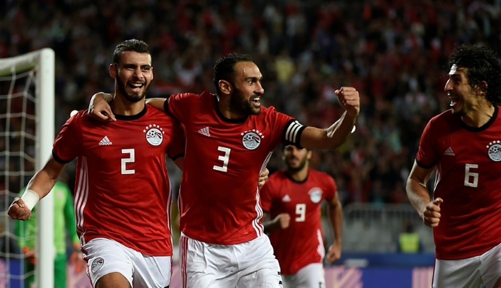 Egypt claimed the opening victory of the Africa Cup of Nations. AFP