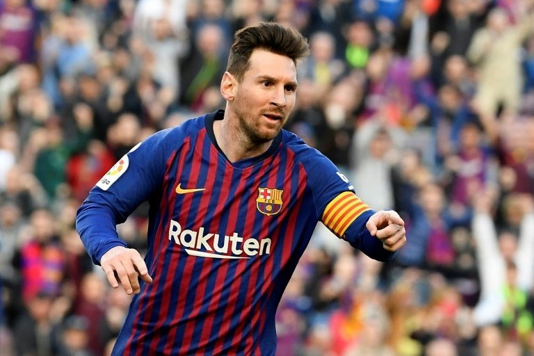 A Marca atribuiu o golo a Leo Messi. AFP
