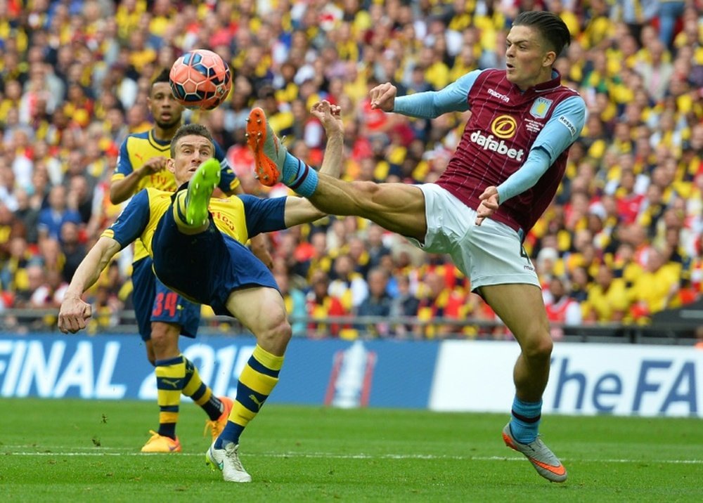 Jack Grealish podría dejar el Aston Villa. AFP