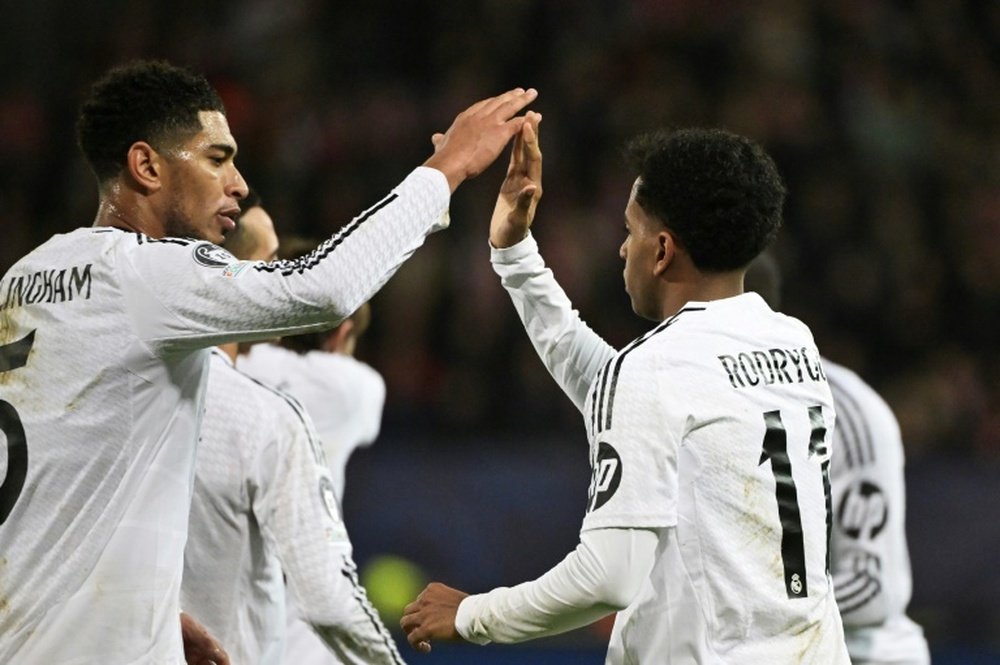 Real Madrid take on Manchester City in the Champions League play-offs. AFP