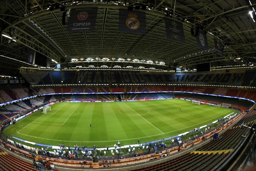 Wales will host Spain at the 74,500-capacity Principality Stadium. AFP