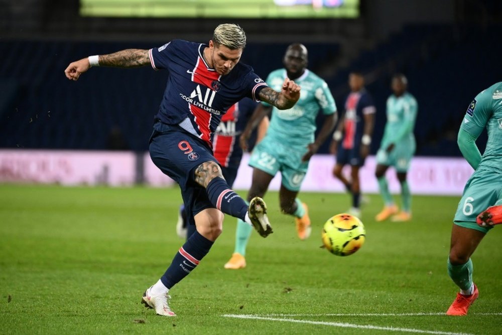 Icardi et son adaptation au PSG. AFP