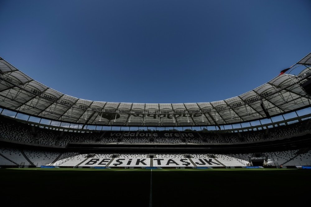 General view of the Besiktas football clubs new stadium in Istanbul