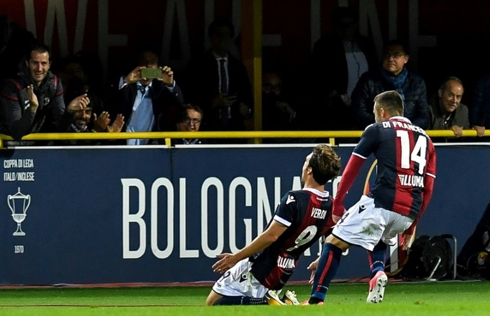 Bologna ganhou três pontos com mais um jogador. EFE