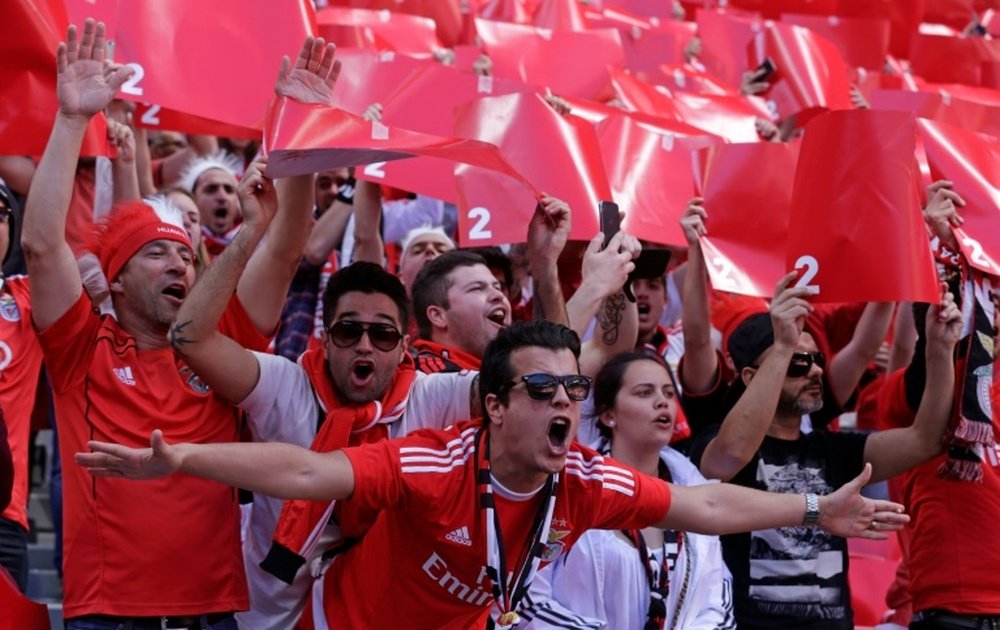 El Benfica, en el punto de mira por posible amaño. AFP