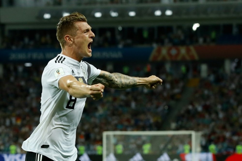 Kroos got the winning goal. AFP