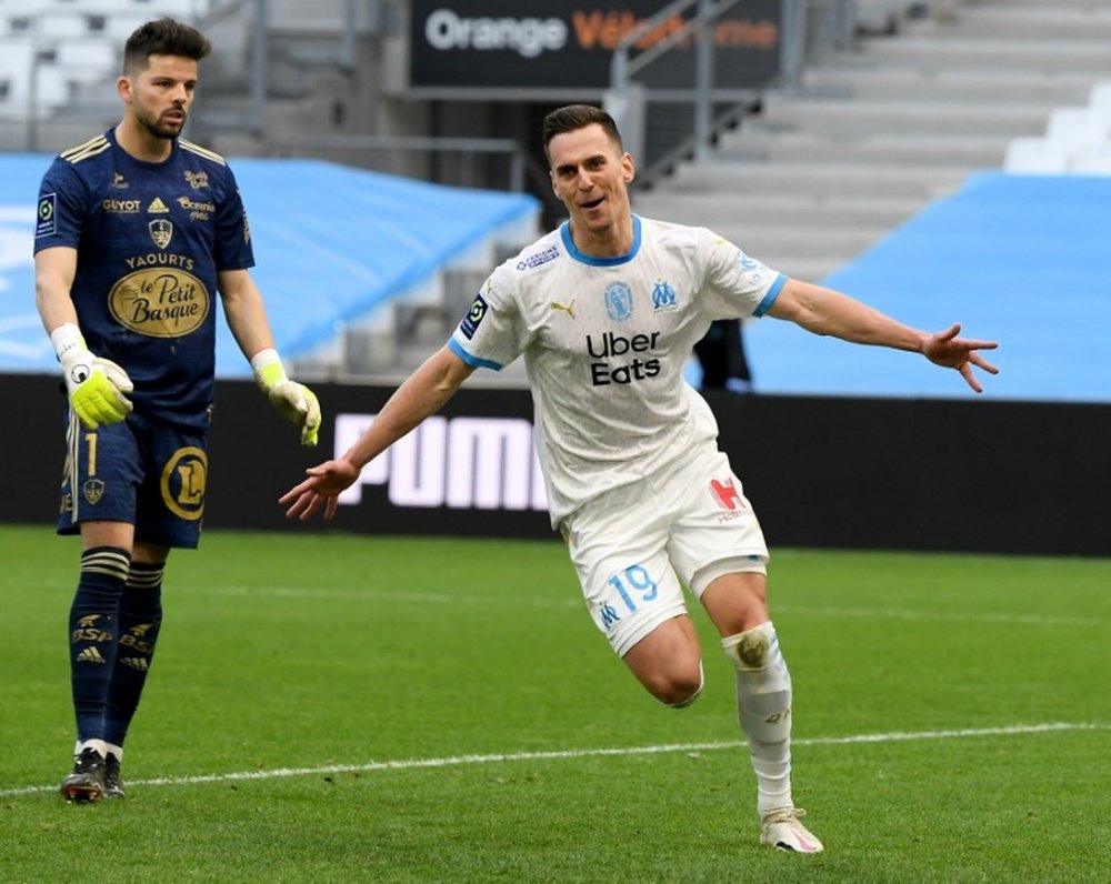 Arkadiusz Milik pourrait déjà quitter l'OM. afp